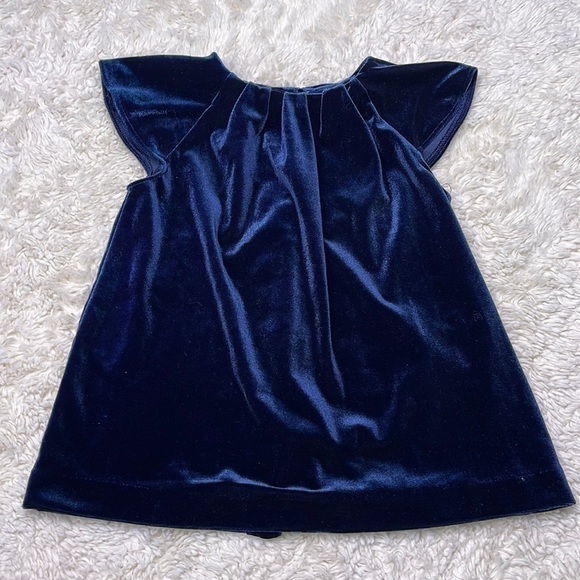 Other - 🟢 Joe Fresh Velvet Navy Blue Dress 12-18 months (22-27 lbs)